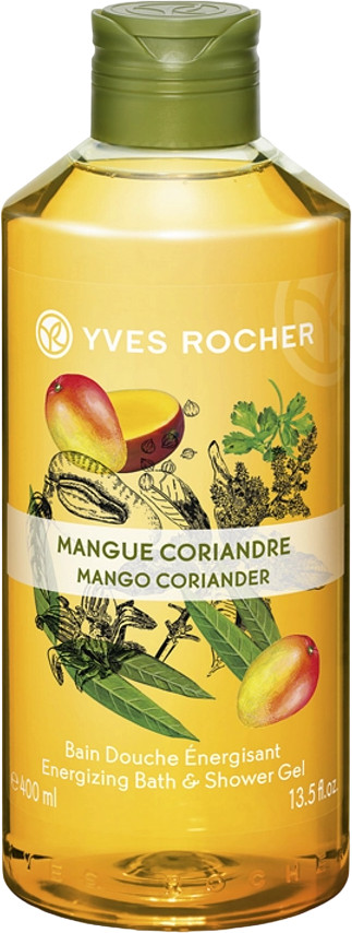 Гель для душа и ванны «Манго и кориандр» | Yves Rocher