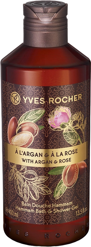 Гель для душа и ванны с арганией и розой «Традиции хаммама» | Традиции хаммама | Yves Rocher