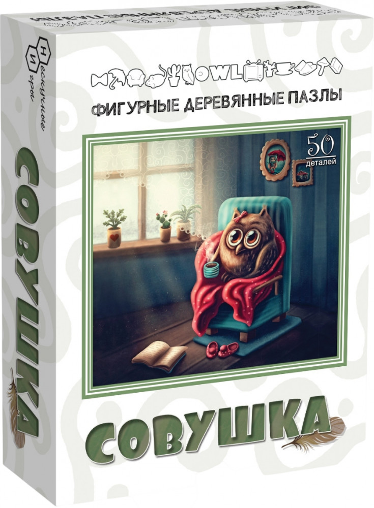Деревянный пазл «Совушка» | Симбат