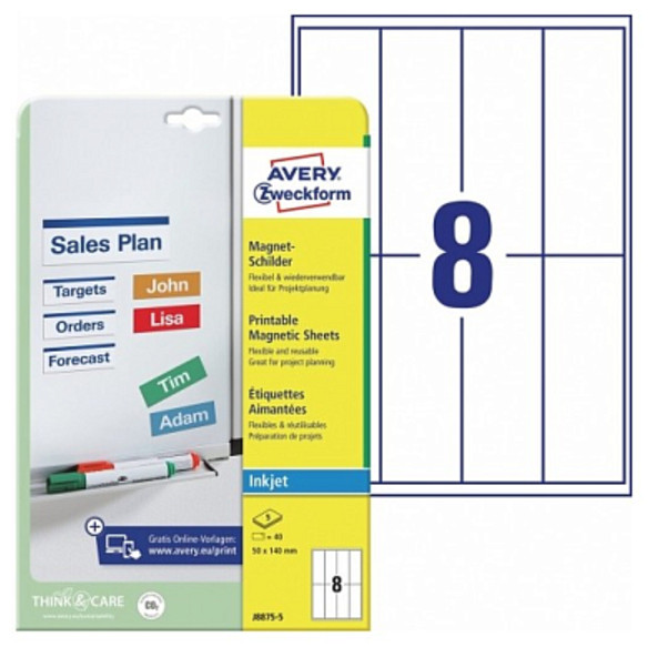 Набор табличек магнитных | Avery Zweckform
