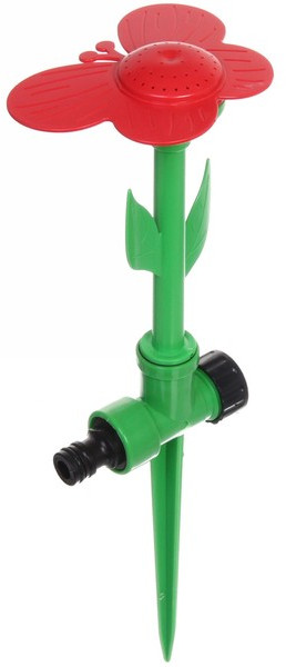 Разбрызгиватель для полива на колышке «Бабочка» | ДоброСад