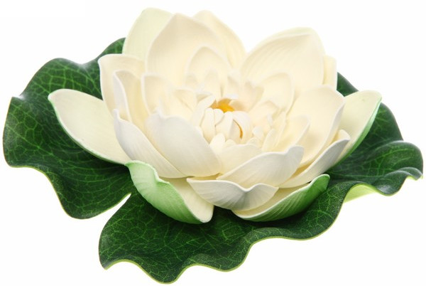 Растение искусственное водоплавающее «Кувшинка Розитта» | Florento