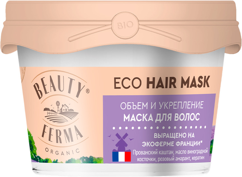 Маска для волос «Объем и укрепление» | Beauty Ferma | Global Bio Cosmetic