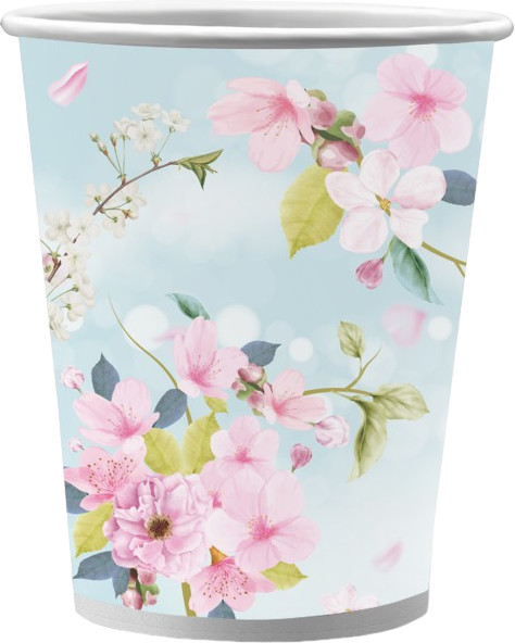 Набор стаканов бумажных «Яблоневый цвет» | Яблоневый цвет | ND Play