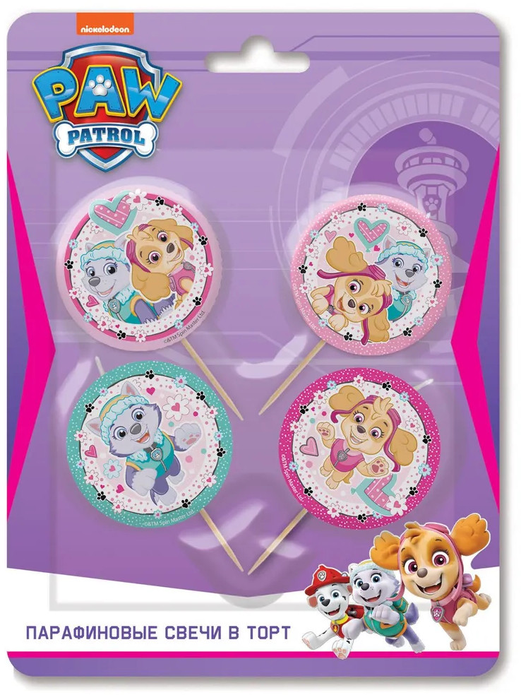 Набор свечей для торта | Щенячий патруль | ND Play