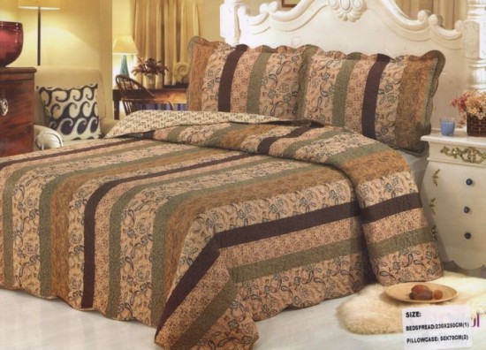 Покрывало стеганое «Tango» (арт. pk228, евро, patchwork, размер 230х250, 2 наволочки 50х70) | Patchwork | ТекстильГрупп