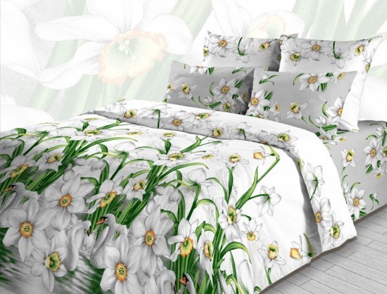 Комплект постельного белья «Идиллия» (арт. 3735/1, 1,5-спальный, бязь, 2 наволочки 70х70) | ТДЛ Текстиль