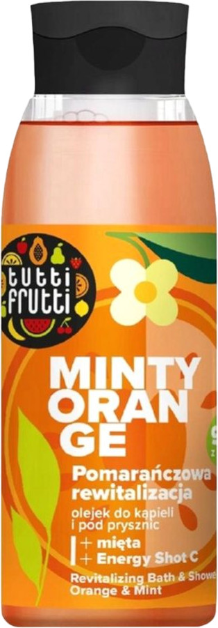 Гель-масло для душа «Апельсин и мята» | Tutti Frutti | Farmona