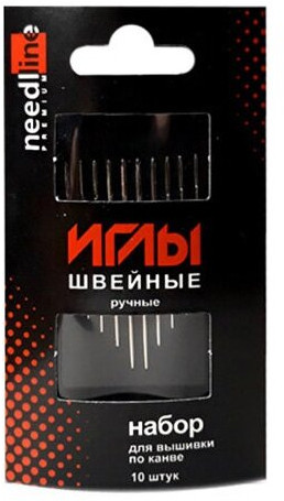 Набор игл швейных для вышивки по канве | Needle Line | Игольный завод