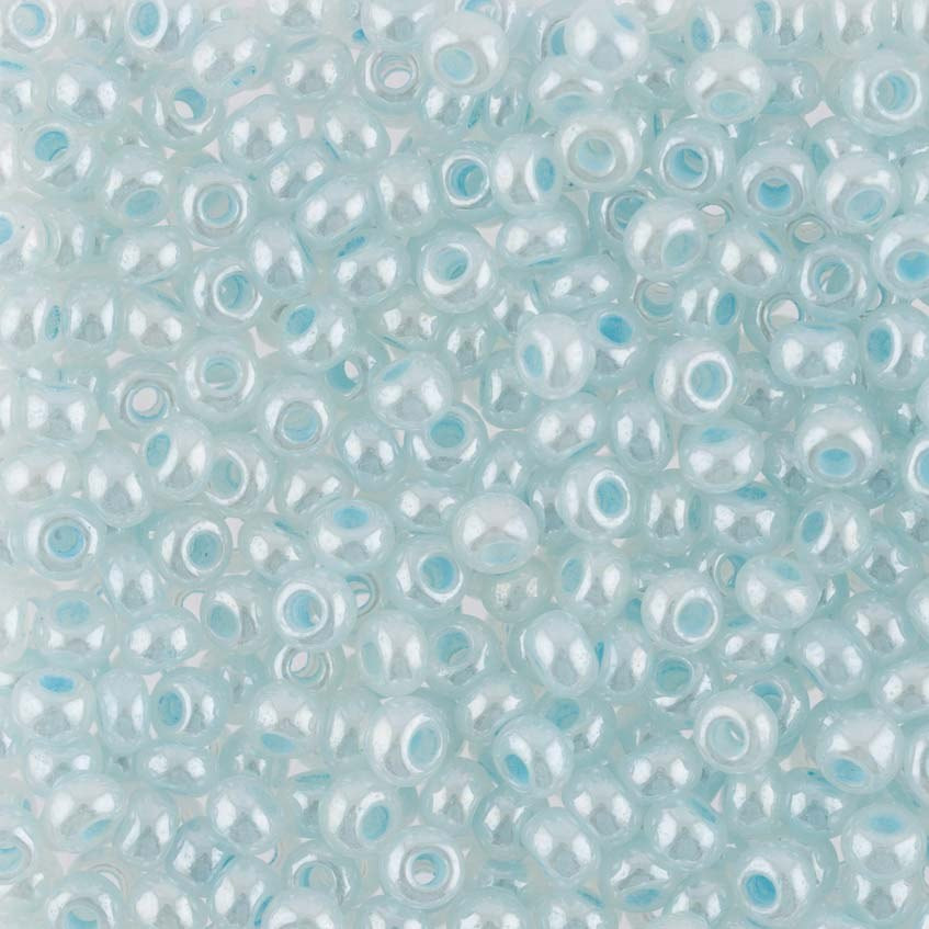 Бисер жемчужный, цвет 37132 светло-голубой | Preciosa