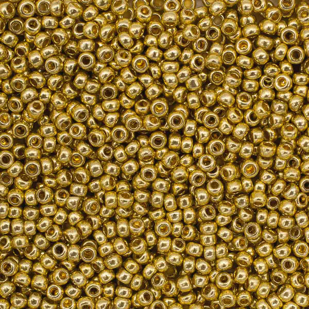 Бисер металлик, цвет 18181 шампанское | Preciosa
