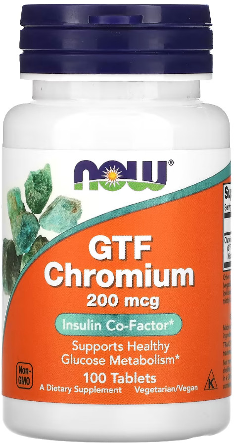 Капсулы растительные «Хром» | NOW Foods