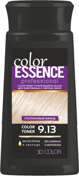Бальзам для волос «Color essense», оттенок 9.13 Платиновый блонд | Аромика