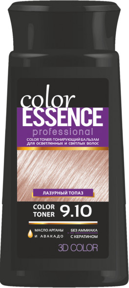 Бальзам для волос «Color essense», оттенок 9.10 Лазурный топаз | Аромика