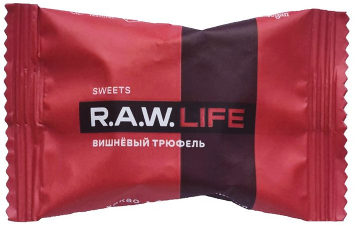 Конфета со вкусом вишневого трюфеля | R.A.W. Life