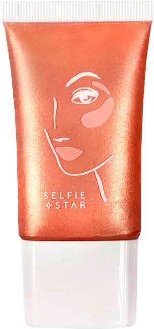 Румяна и хайлайтер 2 в 1 для лица жидкие SSBH02 | Selfie Star