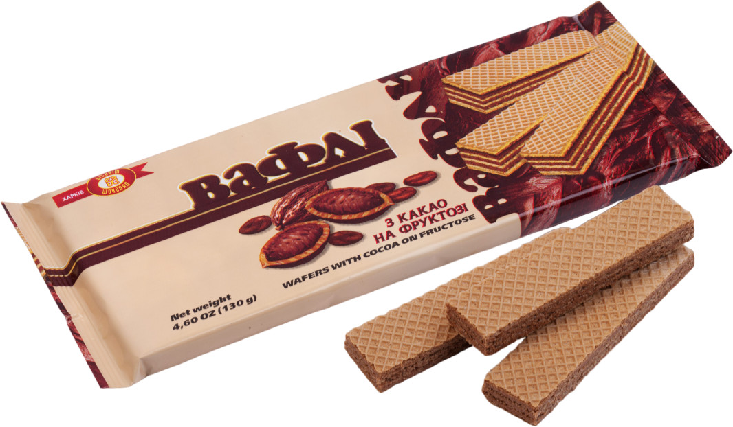 Вафли с какао на фруктозе | Корпорация «Бисквит-шоколад»