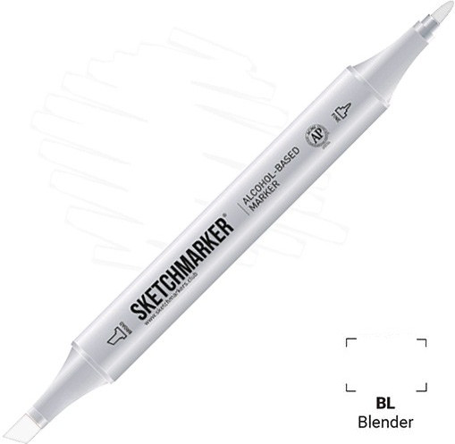 Маркер на спиртовой основе двусторонний, BL Блендер | Sketchmarker