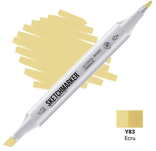 Маркер на спиртовой основе двусторонний, Y83 Экрю | Sketchmarker