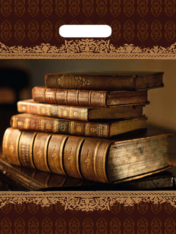 Пакет подарочный «Книги» | ТикоПластик