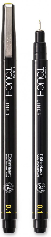 Ручка капиллярная, желтый | Liner | Touch