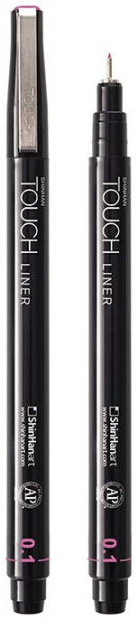 Ручка капиллярная, розовый | Liner | Touch