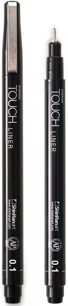 Ручка капиллярная, чёрный | Liner | Touch