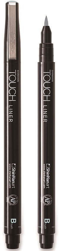 Ручка капиллярная, серый холодный | Liner Brush | Touch