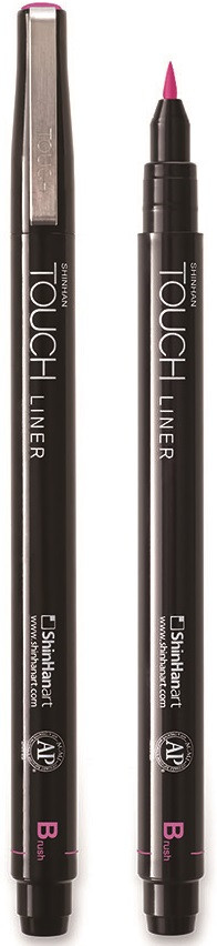Ручка капиллярная, розовый | Liner Brush | Touch