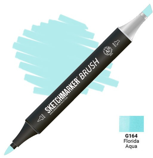 Маркер-кисть двусторонний, G164 Флоридская вода | Sketchmarker Brush | Sketchmarker