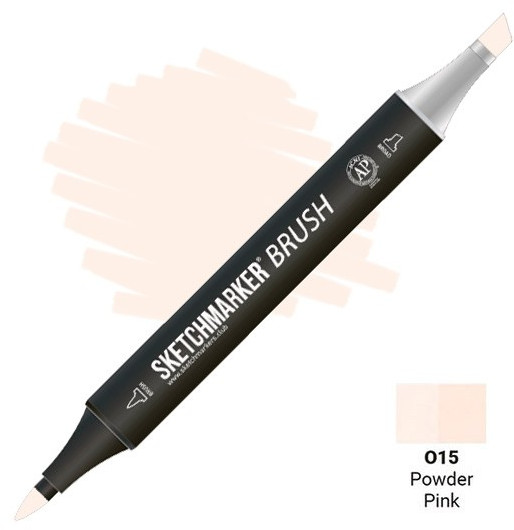 Маркер-кисть двусторонний, O15 Розовая пудра | Sketchmarker Brush | Sketchmarker