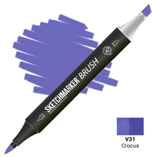 Маркер-кисть двусторонний, V31 Крокус | Sketchmarker Brush | Sketchmarker