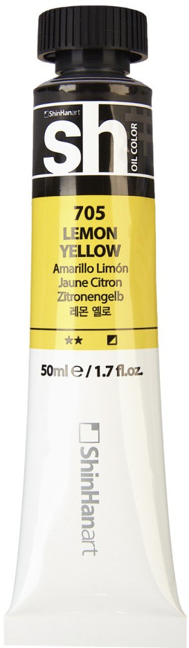 Краска масляная, 706 Желтый светлый устойчивый | sh Oil Color | ShinHan Art
