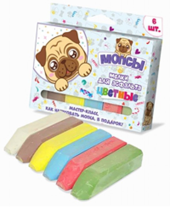 Мелки цветные «Мопсы» | ND Play