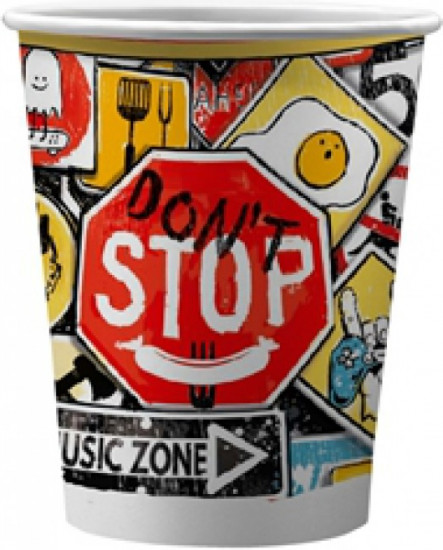 Набор стаканов бумажных «Знаки яркие»