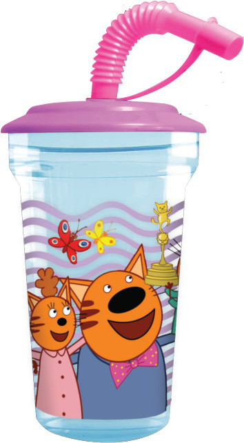 Стакан с трубочкой | Три кота | ND Play