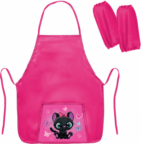 Фартук с нарукавниками «Black kitten»