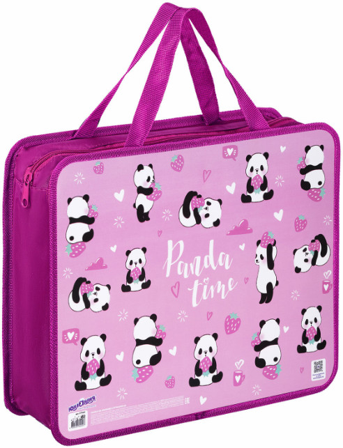 Папка с ручками «Pandamania» | Extra | Юнландия