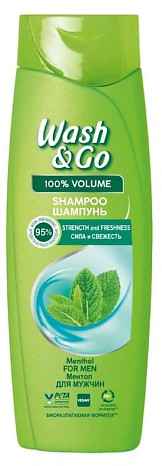 Шампунь с ментолом | Wash&Go