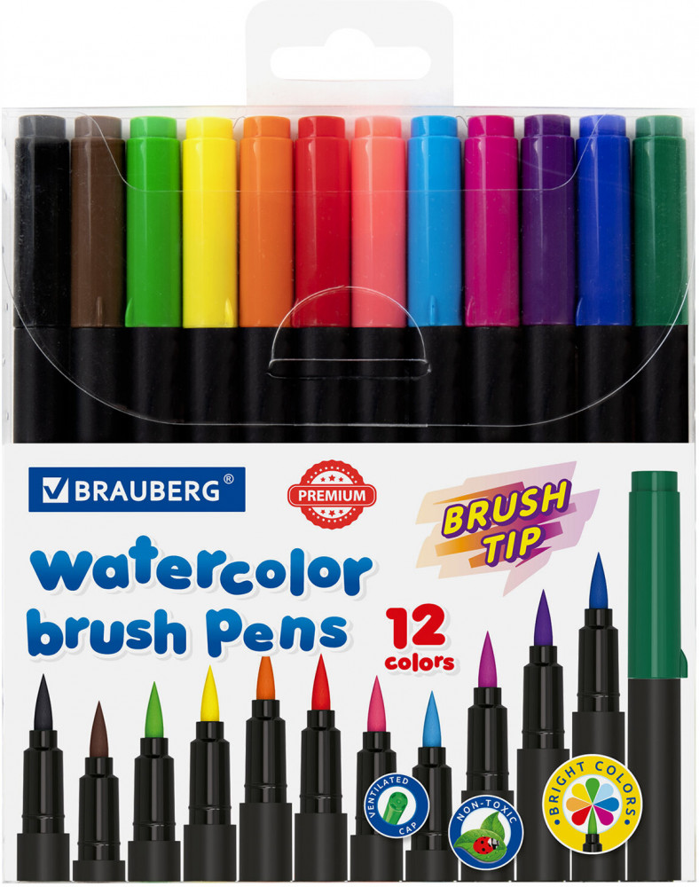 Набор фломастеров | Premium | Brauberg