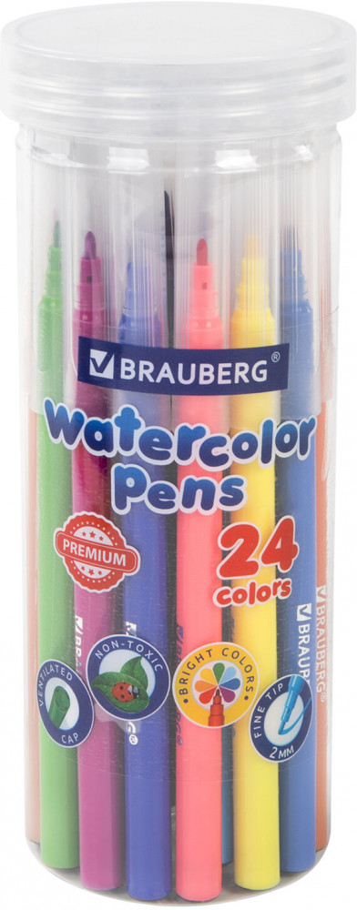 Набор фломастеров | Premium | Brauberg