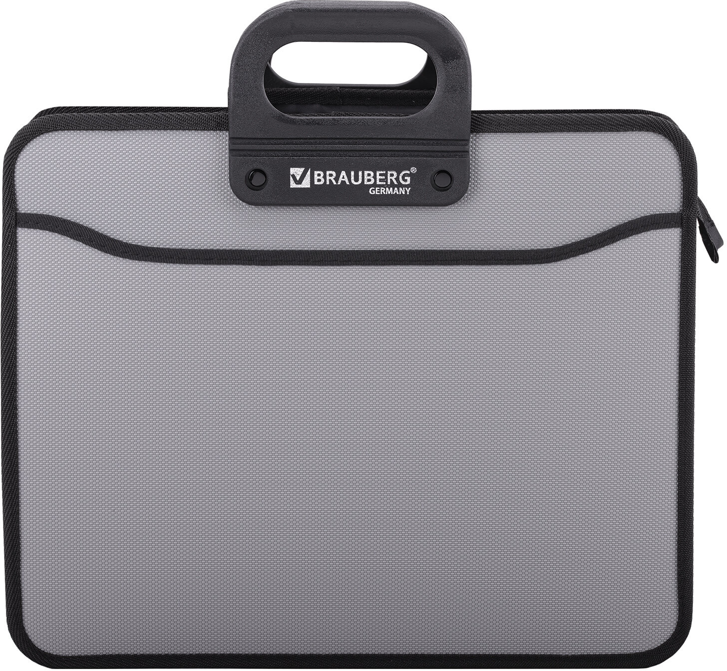 Папка-портфель пластиковая | Премьер | Brauberg