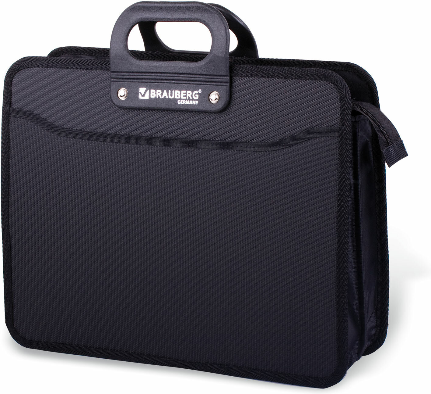 Папка-портфель пластиковая | Премьер | Brauberg