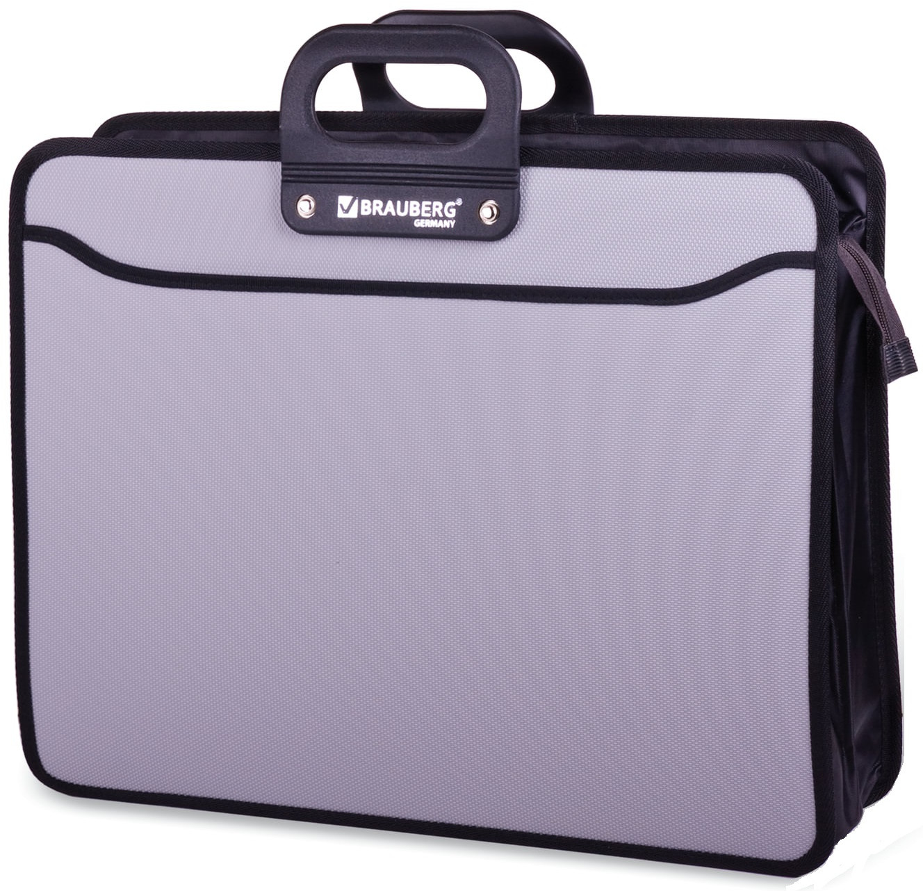 Папка-портфель пластиковая | Портфолио | Brauberg