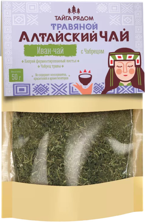 Иван-чай ферментированный с чабрецом | Тайга рядом