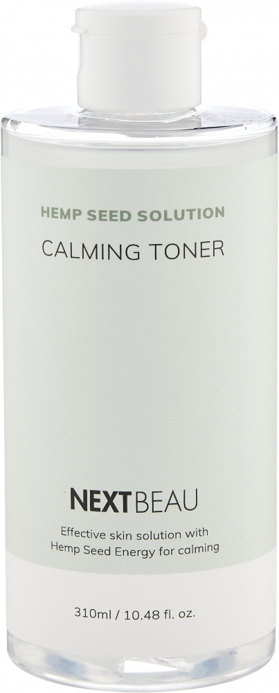 Тонер для лица успокаивающий с маслом семян конопли | Nextbeau