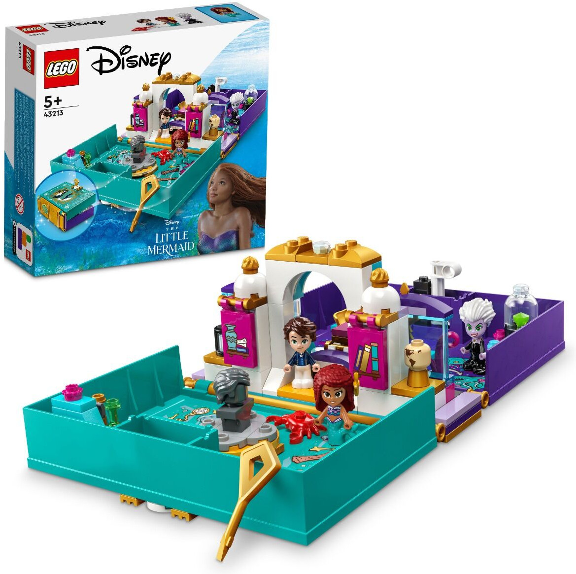 Конструктор Disney Princesses 43213 Книга рассказов о Русалочке. The Little Mermaid Story Book | LEGO Disney Princesses | LEGO (ЛЕГО)