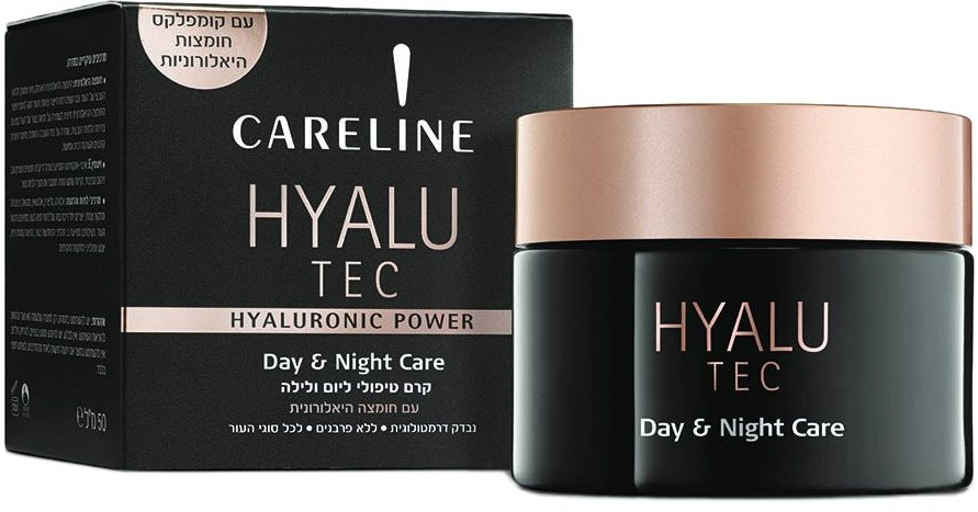 Крем для лица с гиалуроновой кислотой «Дневной и ночной уход» | Hyalu Tec | Careline