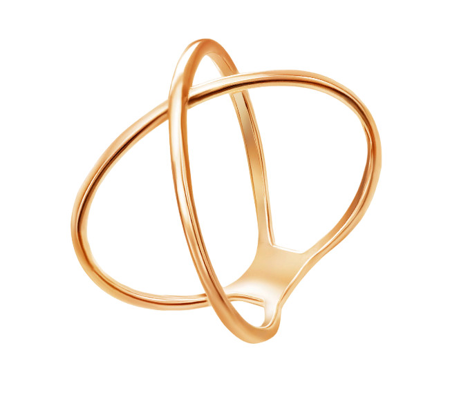 Кольцо из золоченого серебра | Lucente Silver