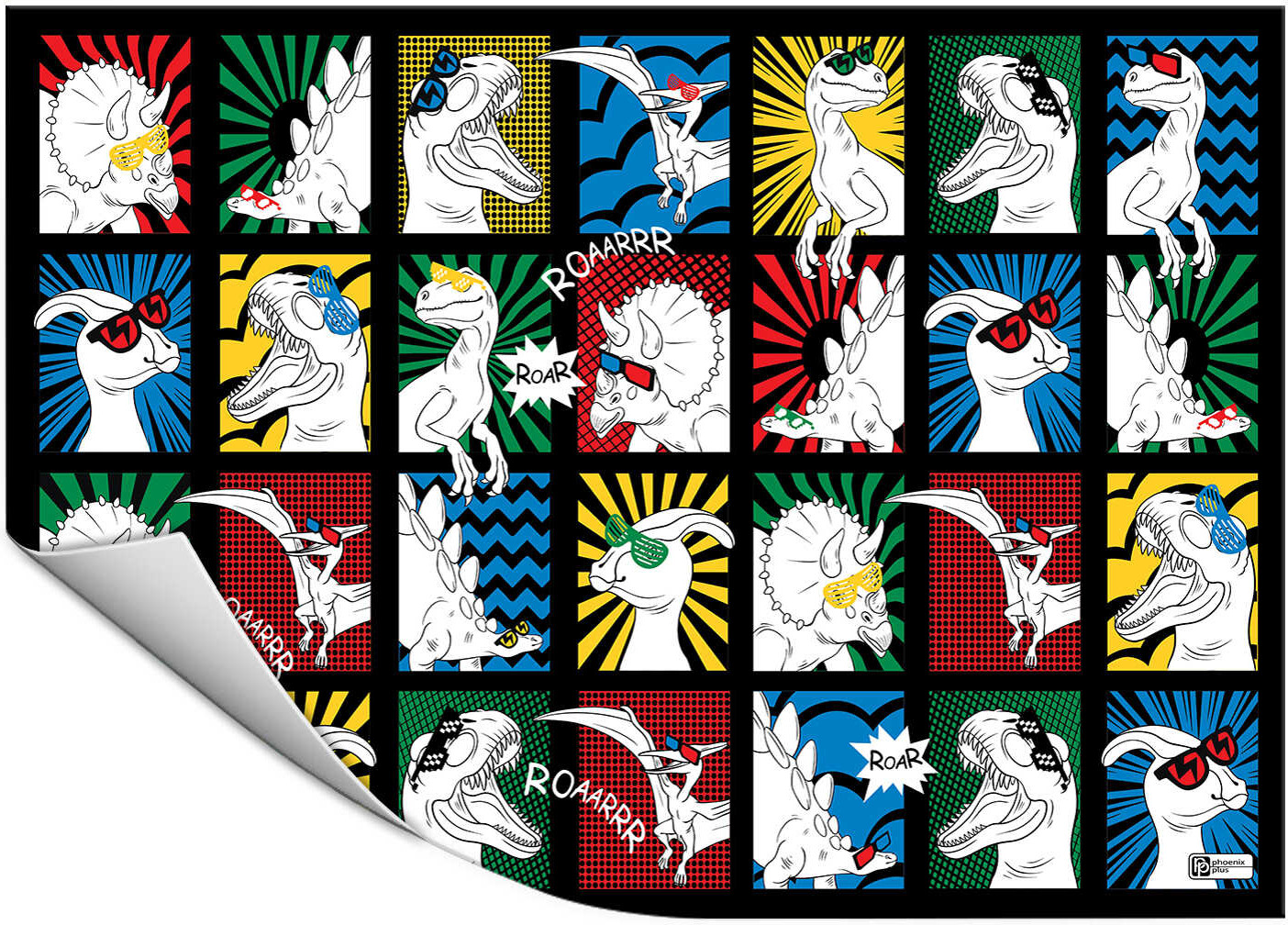 Плёнка для уроков труда «Дино-комикс» | Дино-комикс | Феникс +